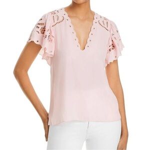 Ramy Brook Rochelle Pink Top